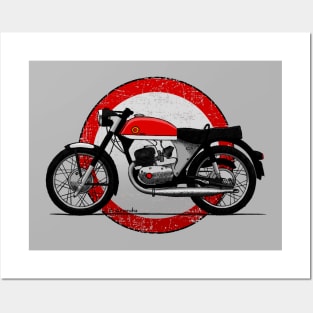 Classic Spanish Motorcycle Posters and Art